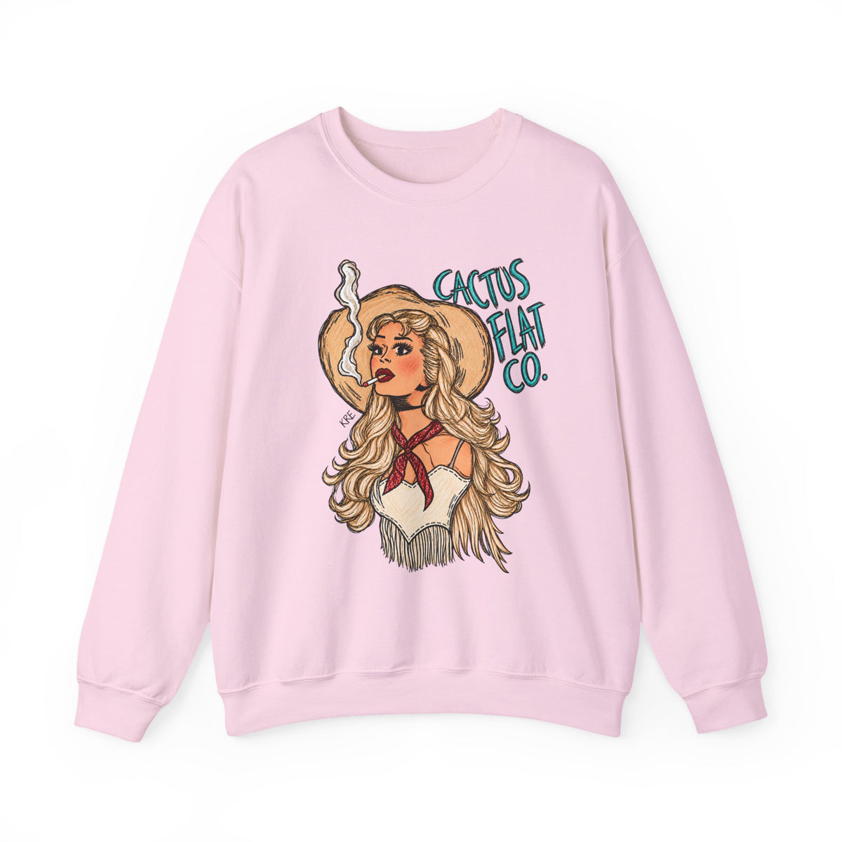 Cactus Flat Lady- Crewneck