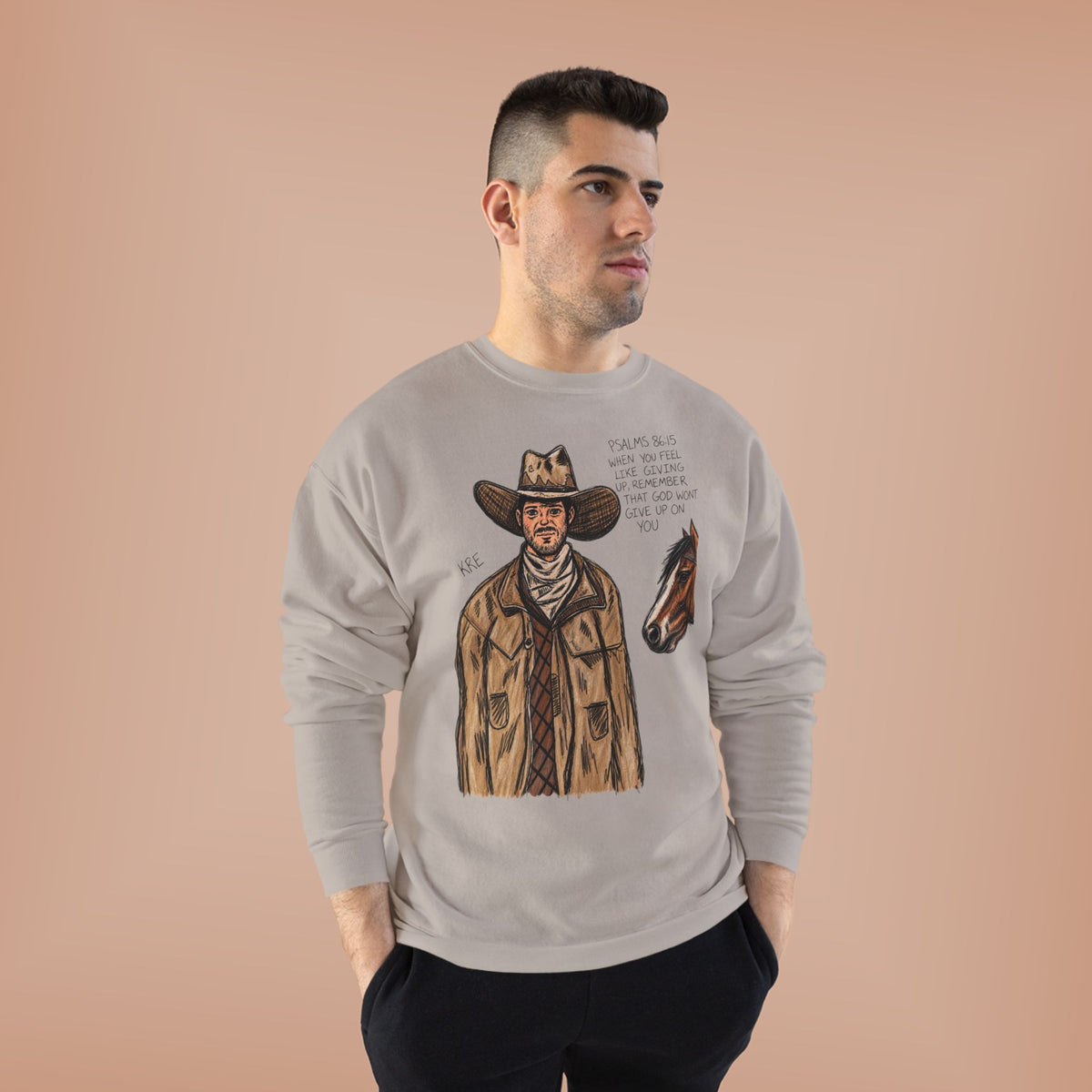 Psalms 86:15 crewneck