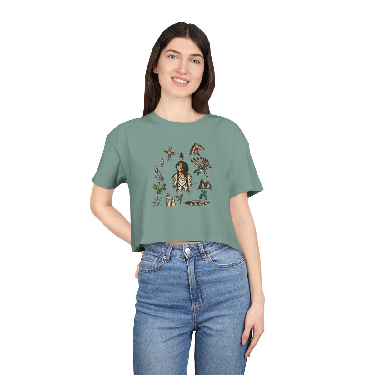 Prairie spirit crop top