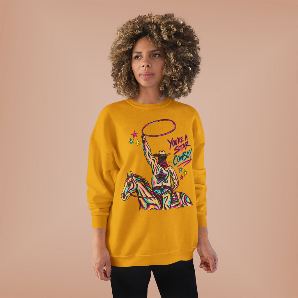 Star cowboy crewneck