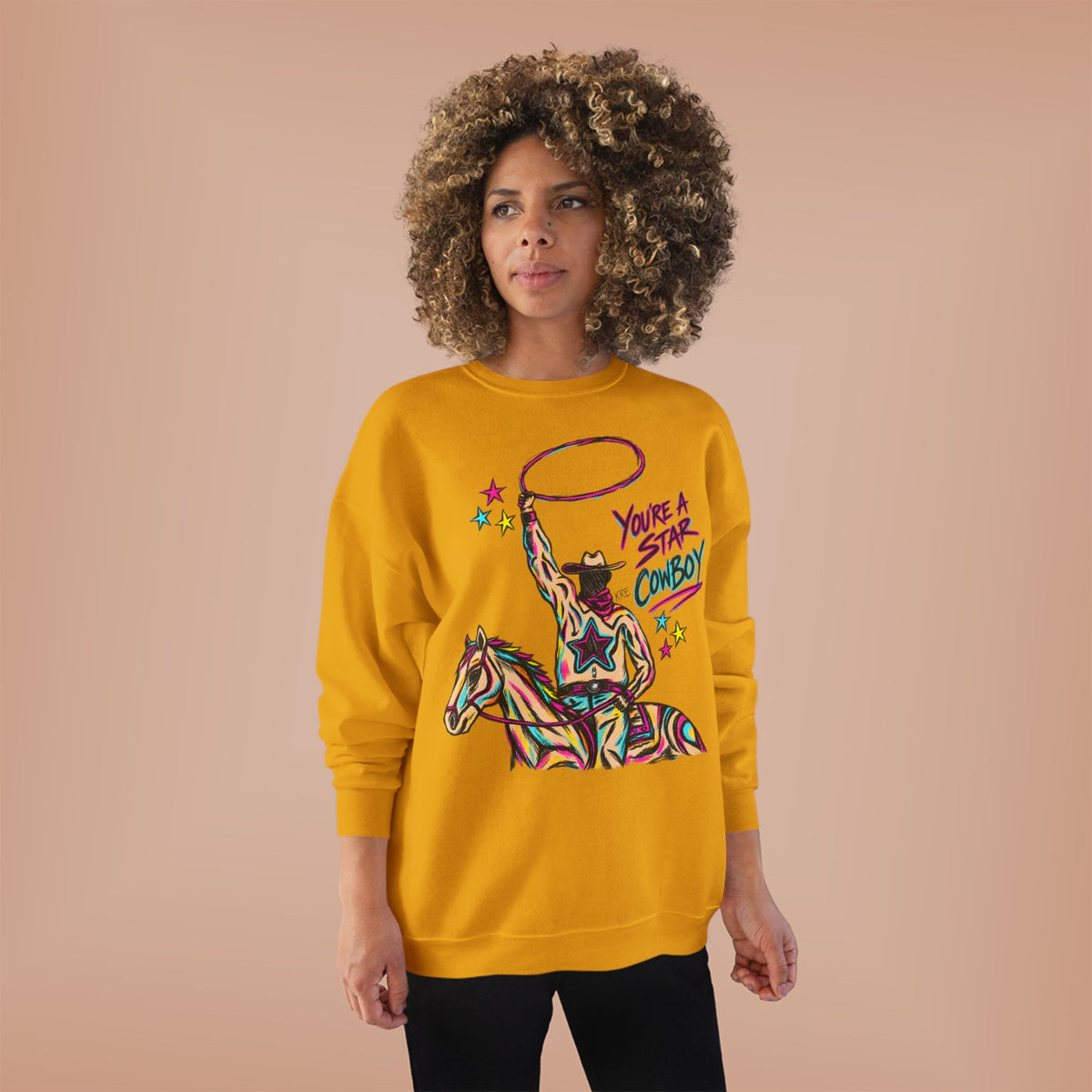 Star cowboy crewneck