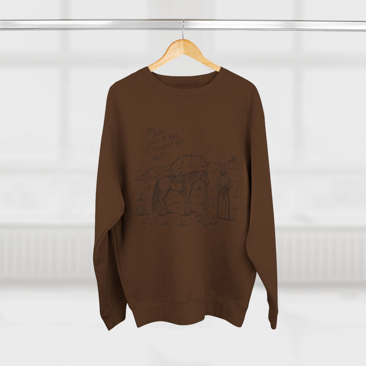 What I thought you were crewneck