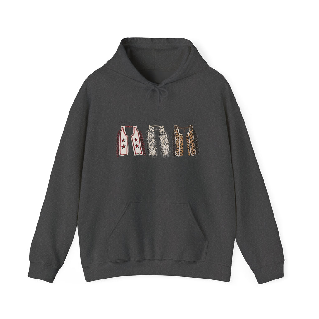 Raised wild dressed western Hooded Sweatshirt