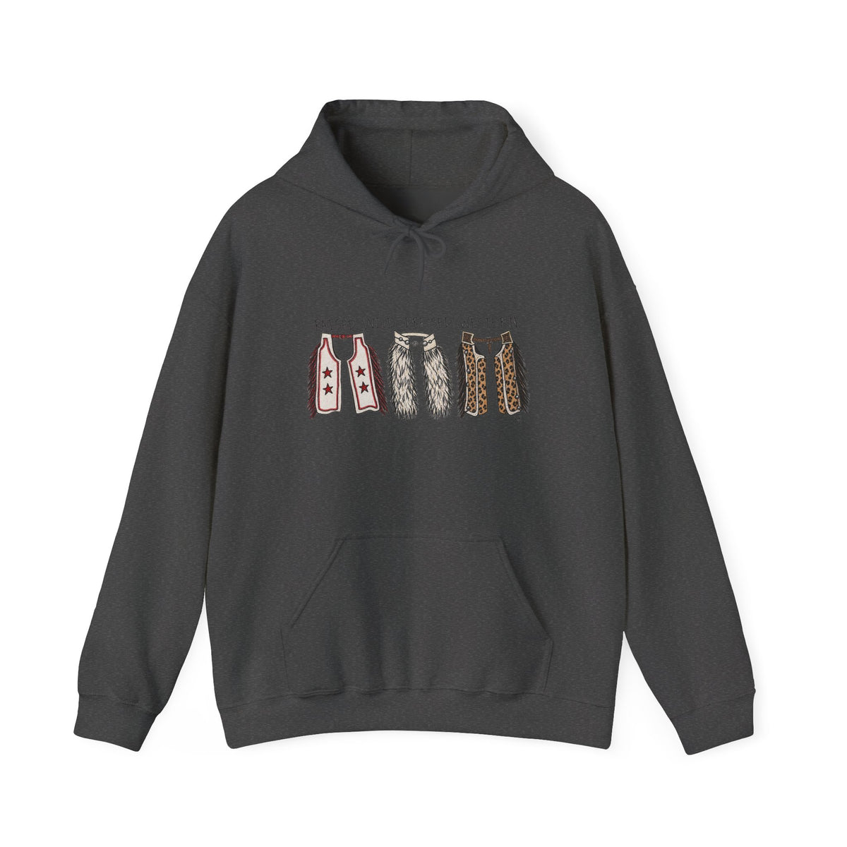 Raised wild dressed western Hooded Sweatshirt