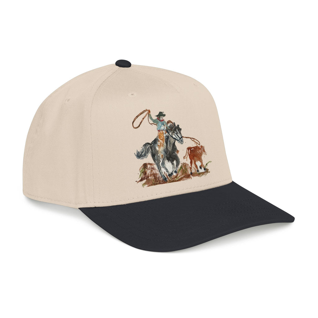 Roper watercolor baseball cap by Paula Emry-burtt