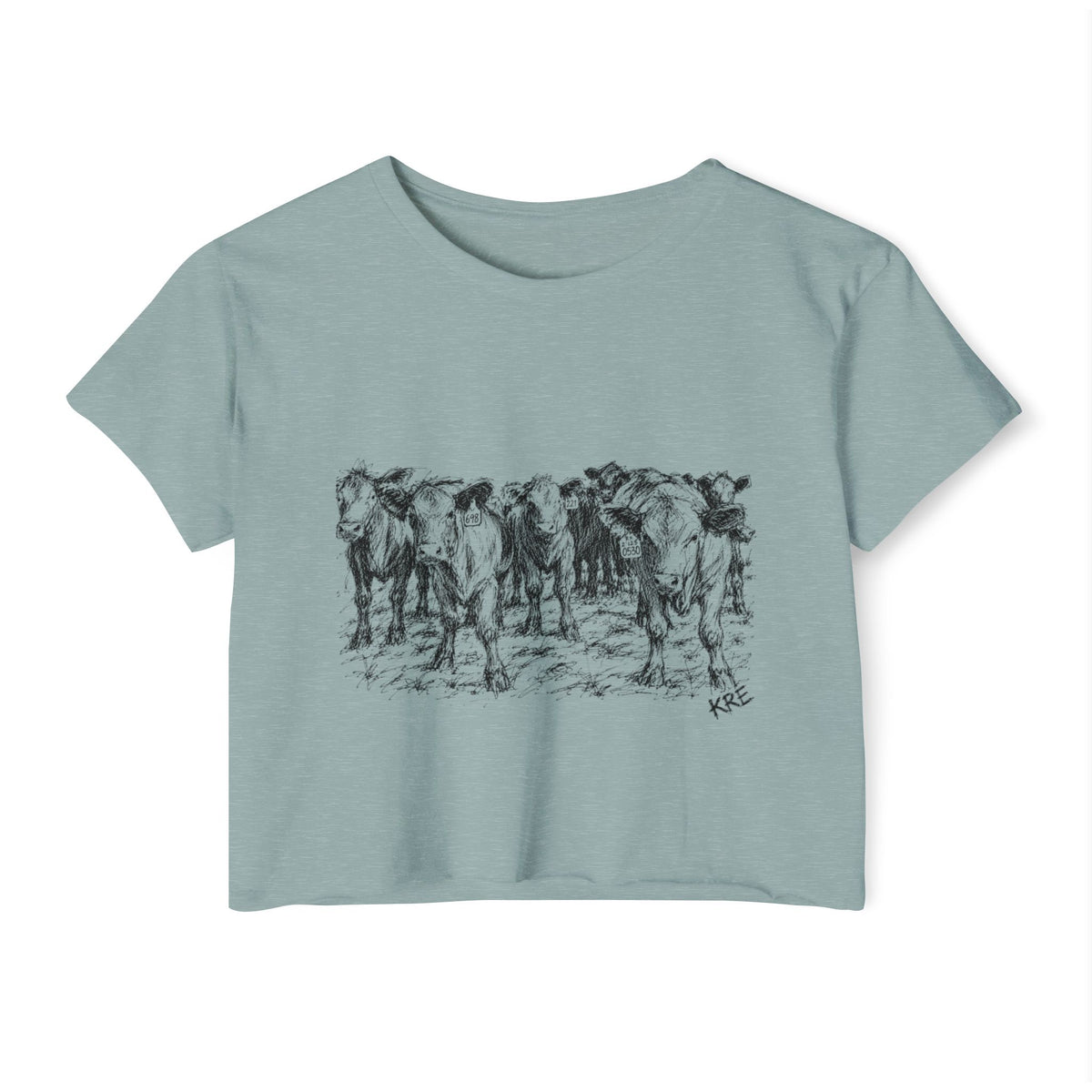 Among the herd crop top