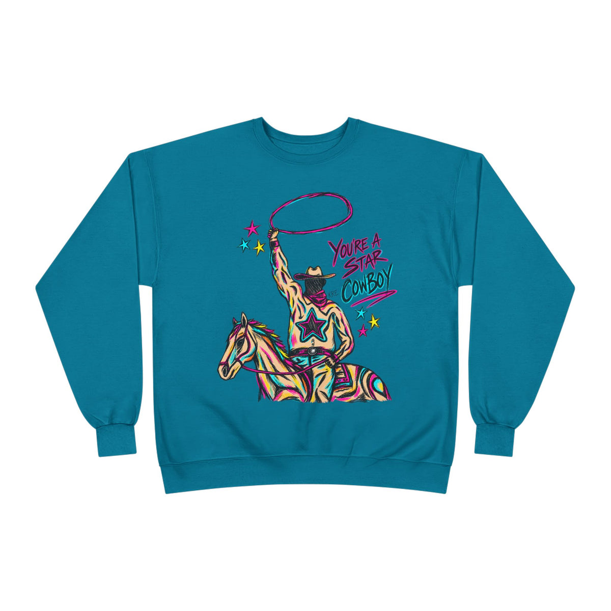 Star cowboy crewneck