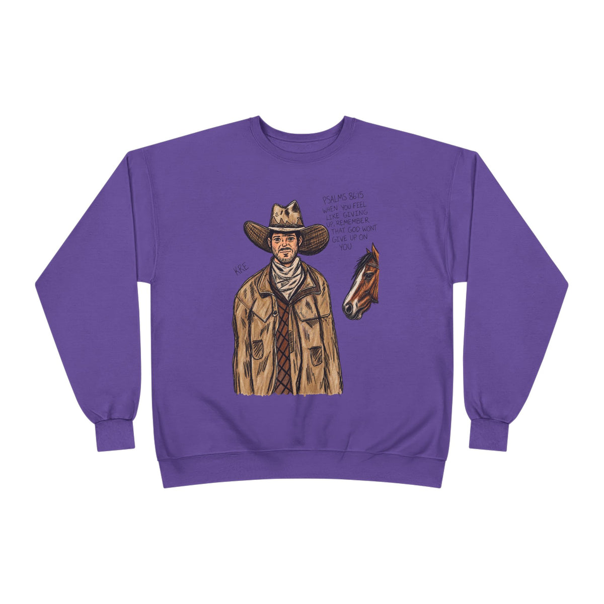 Psalms 86:15 crewneck