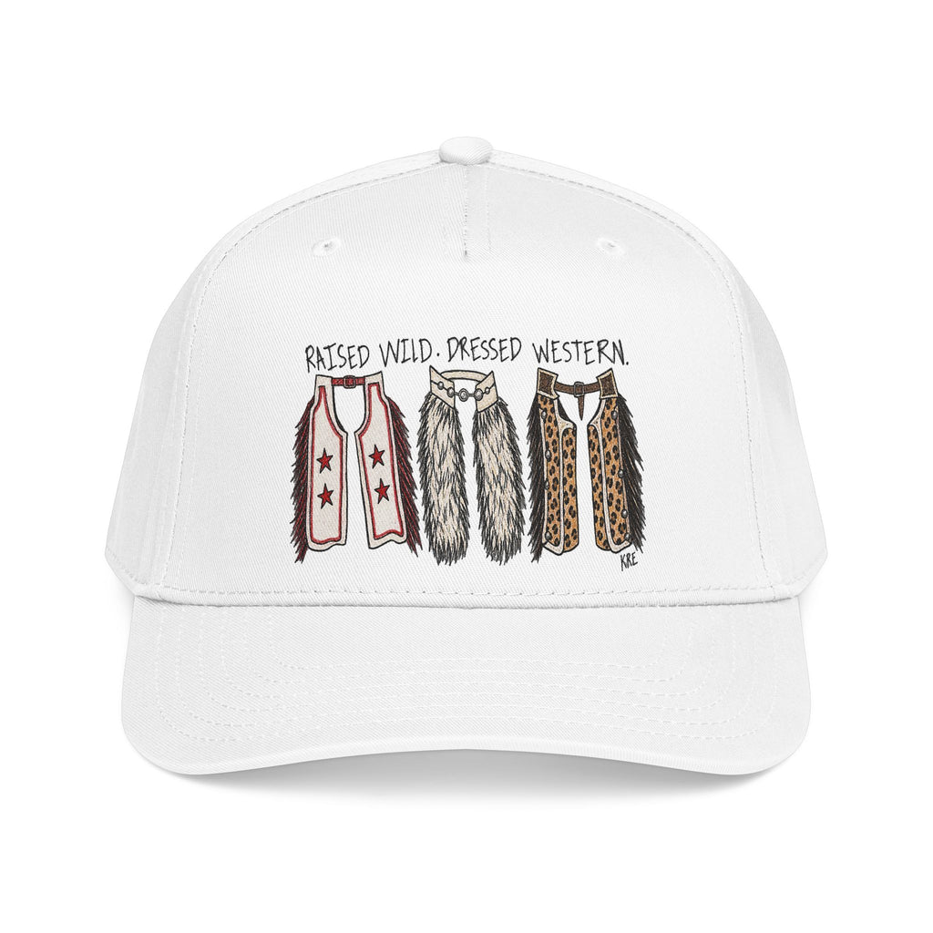 Mid Profile Baseball Cap raised wild, dressed western