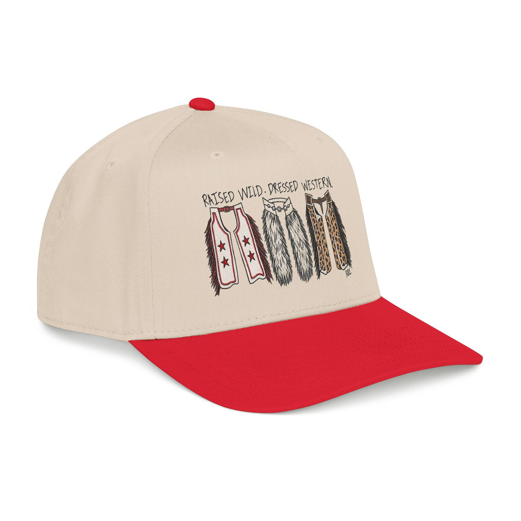 Mid Profile Baseball Cap raised wild, dressed western