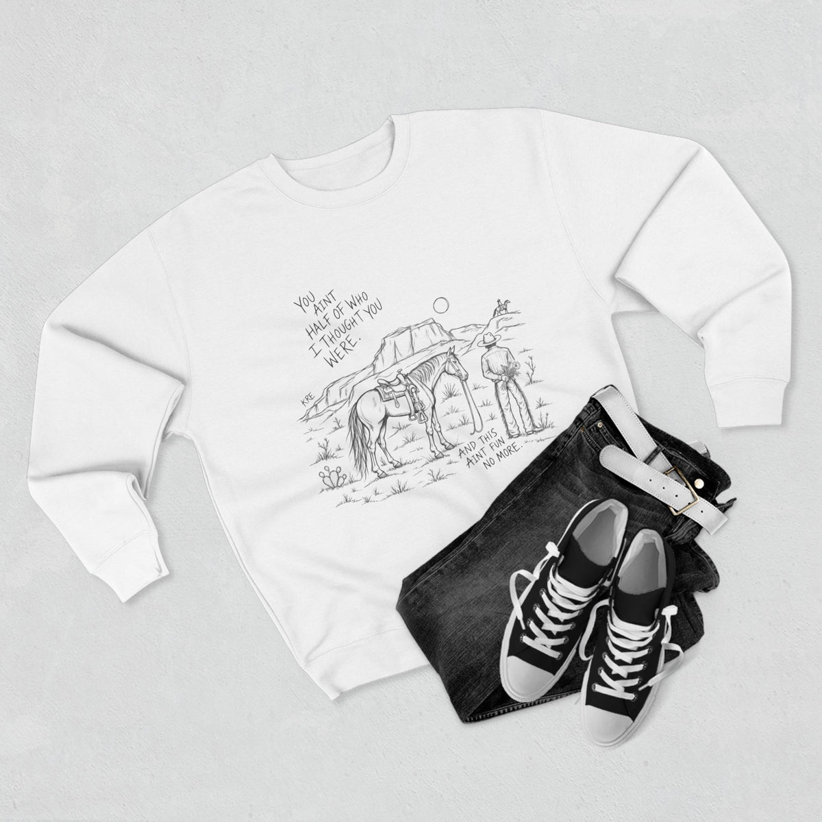 What I thought you were crewneck