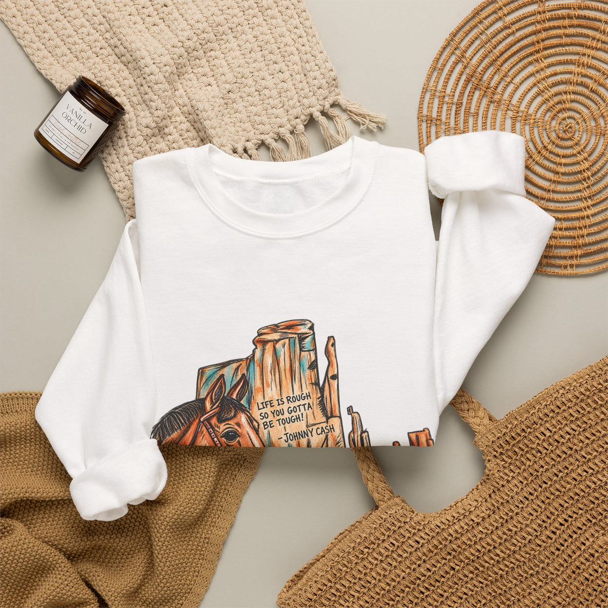 Life is rough sweatshirt