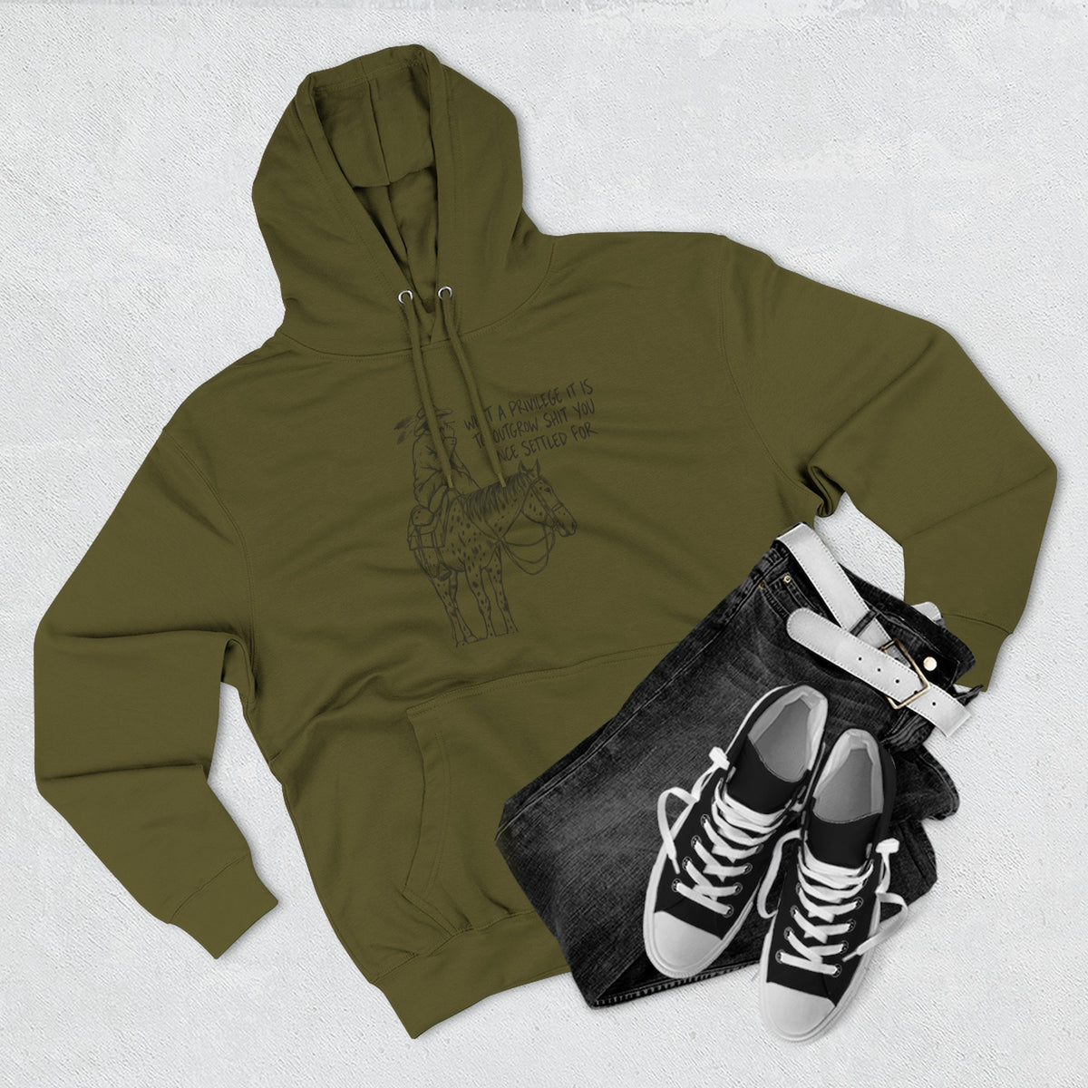 What a privilege fleece hoodie