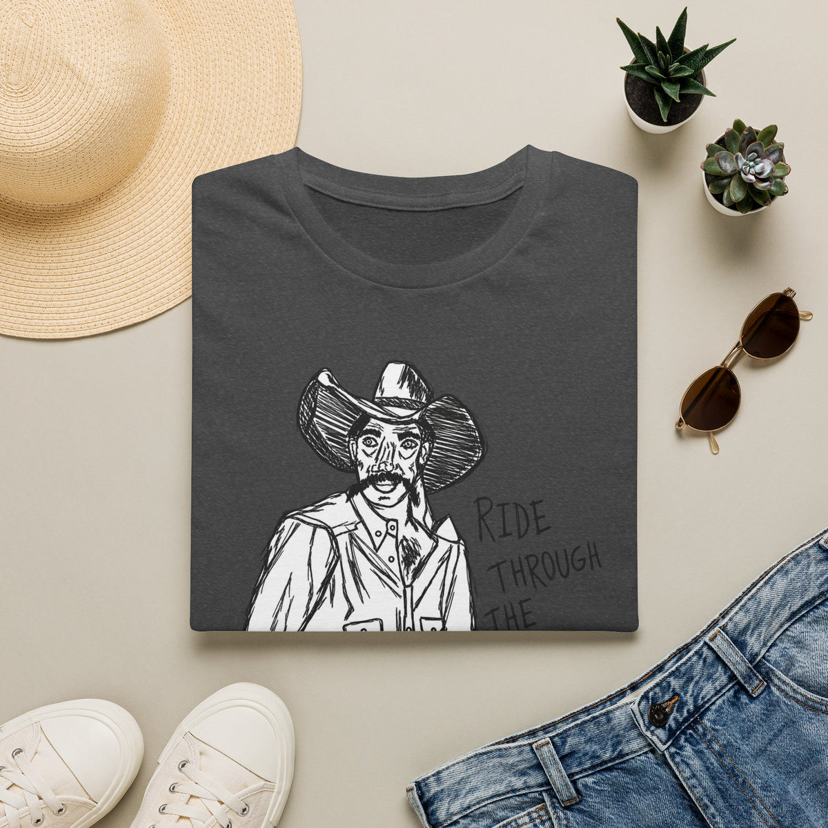 Ride through the hard days suicide prevention T-shirt