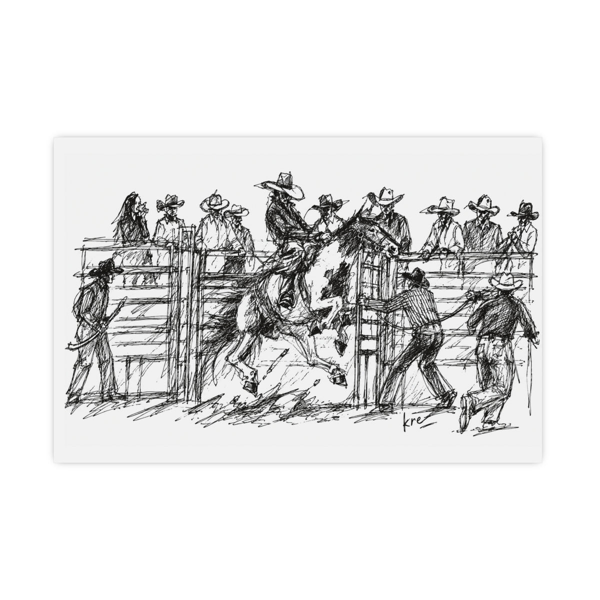 Bronc rider poster