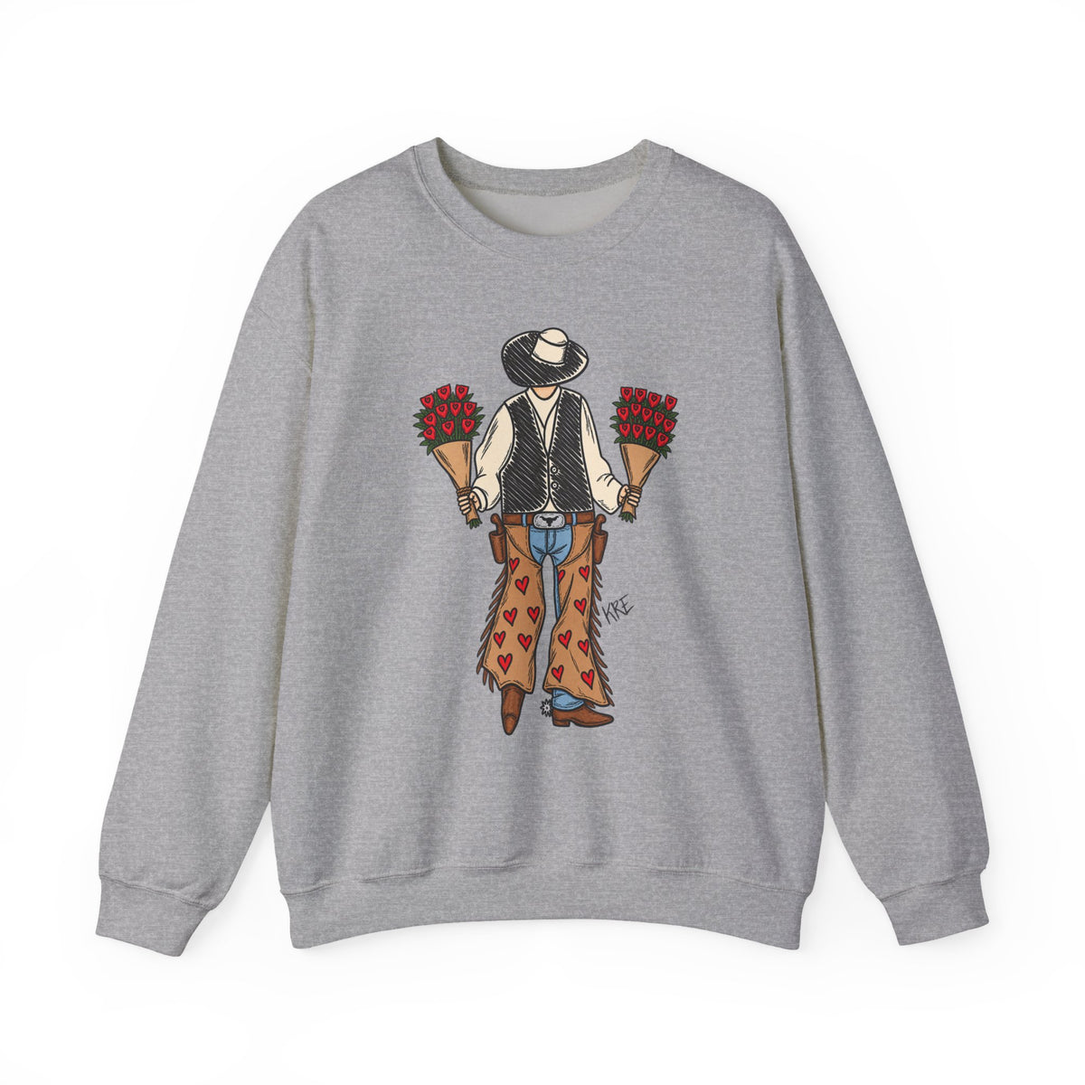 a cowboys love Crewneck Sweatshirt