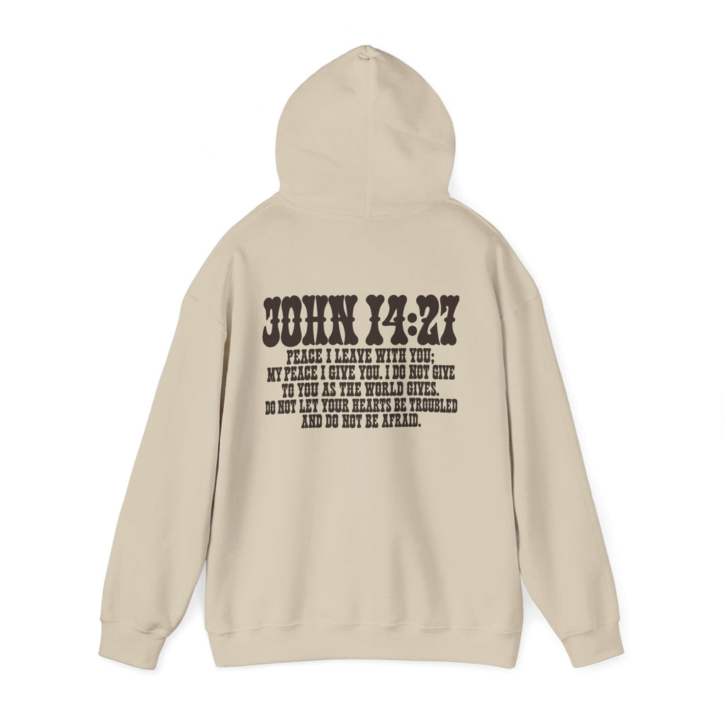 Child of god John 14:27 hoodie