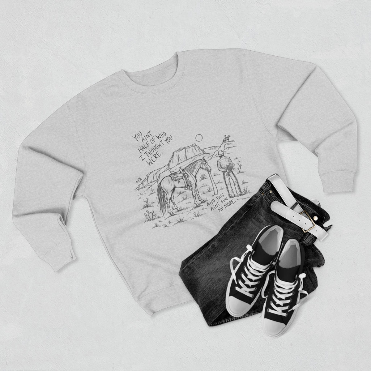 What I thought you were crewneck