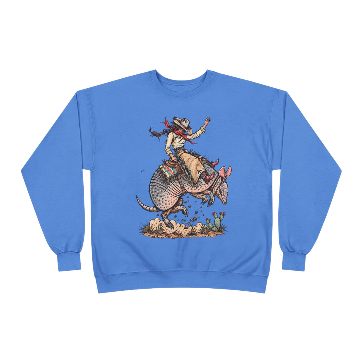 Buckin dillo crewneck