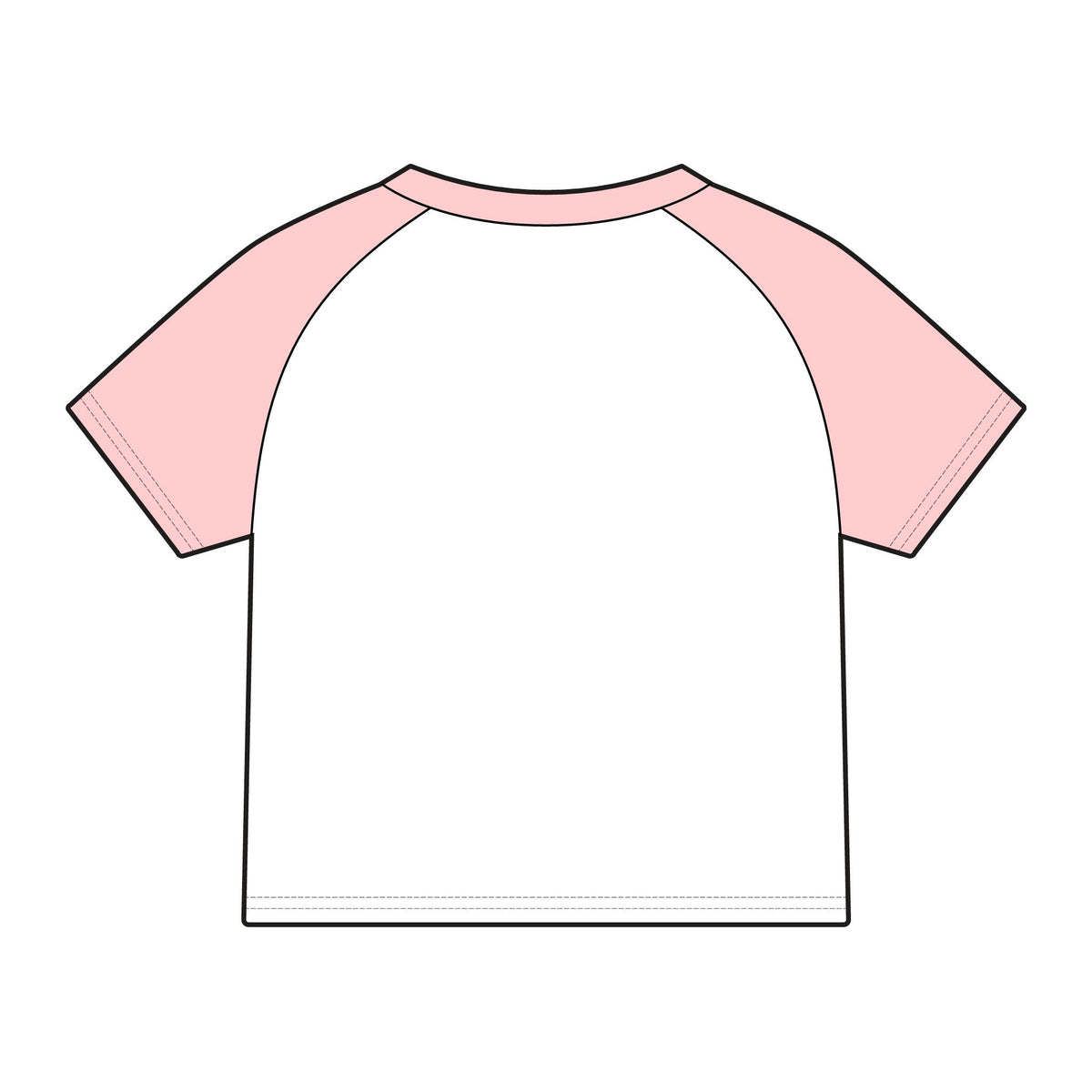 Cowboy in style raglan baby tee