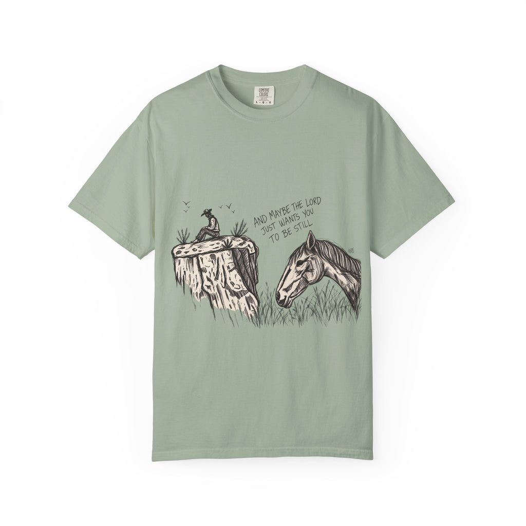 In the stillness T-shirt comfort colors