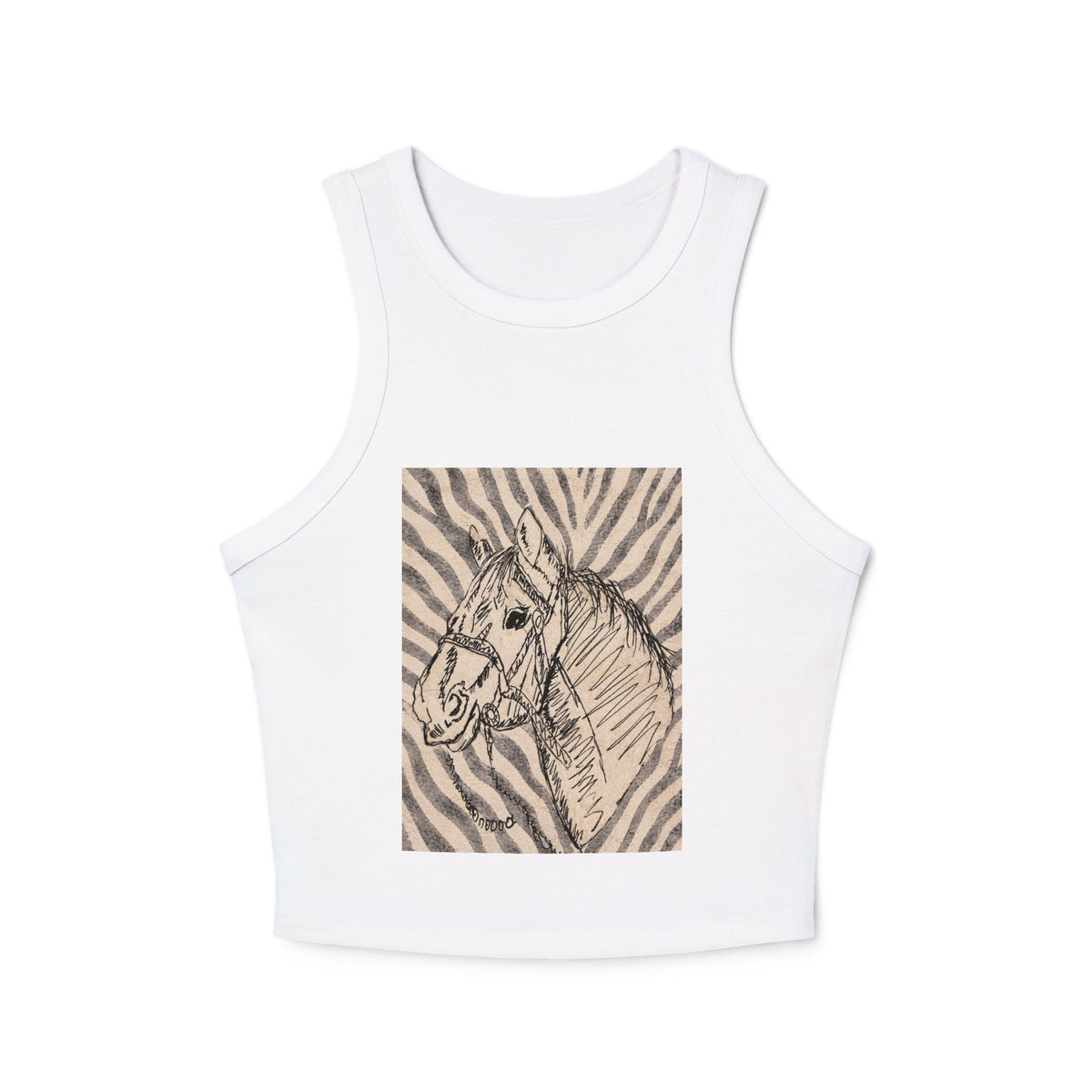 Zebra ribbed tank
