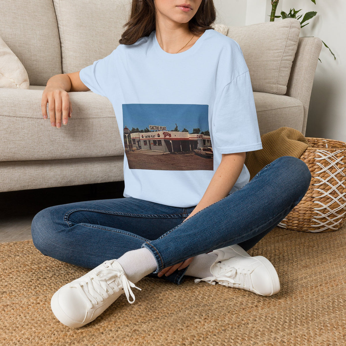 Vintage cactus flat  T-Shirt