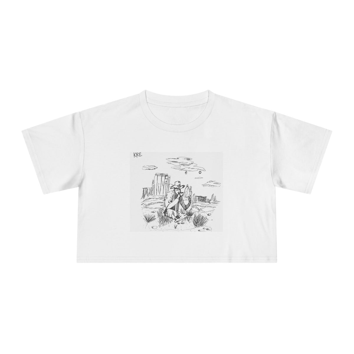Cigs and coffee Women's Crop Tee