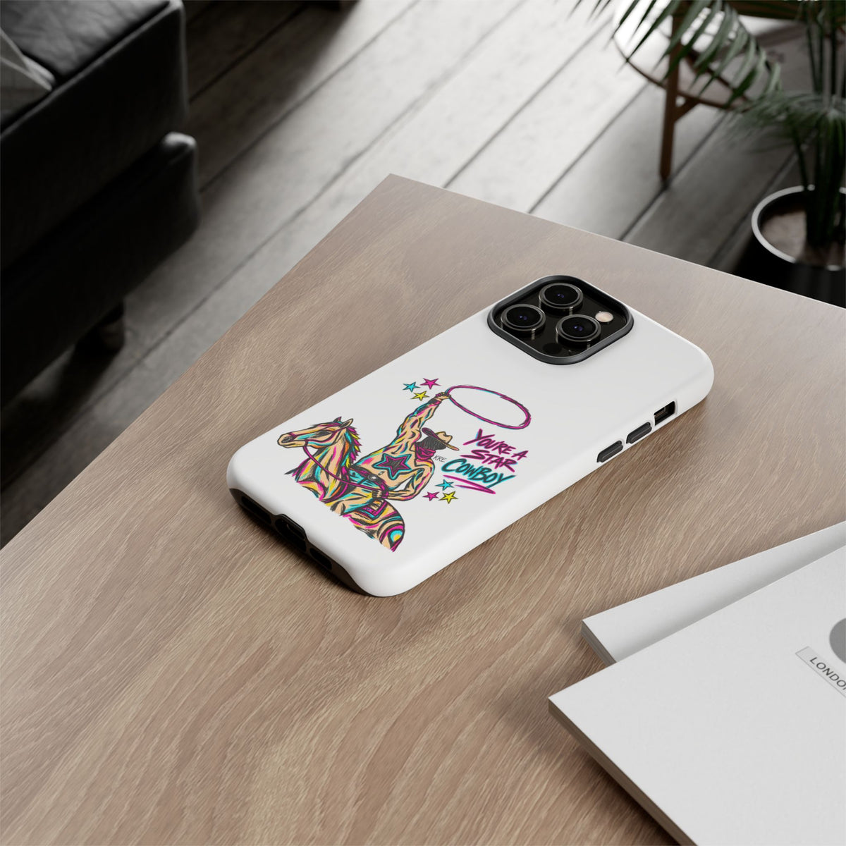 Star cowboy phone case
