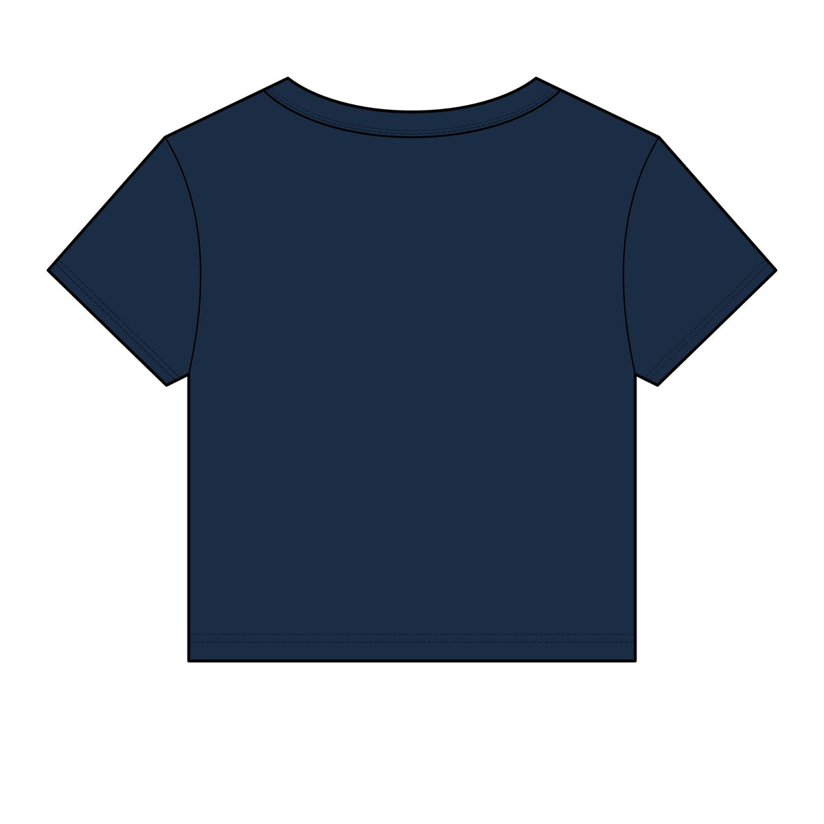 Wild as her micro rib baby tee