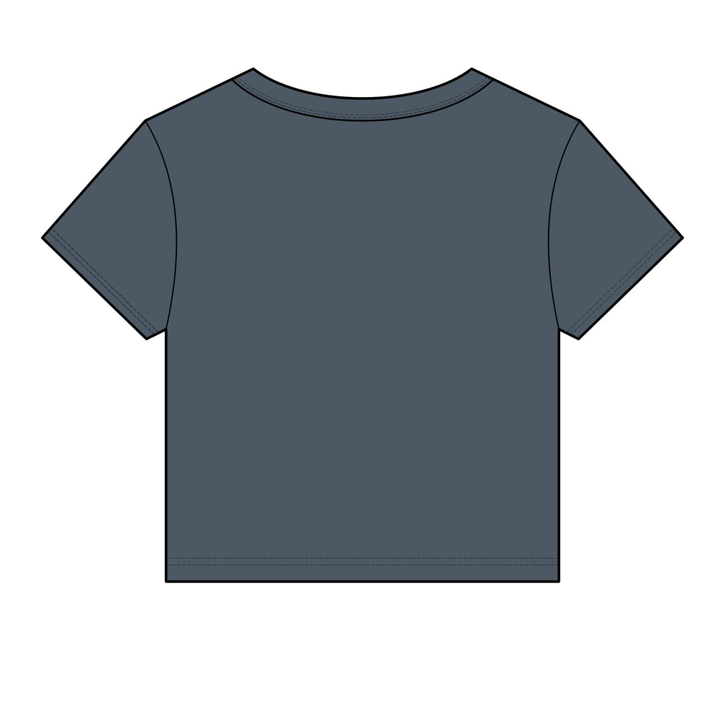 Wild as her micro rib baby tee