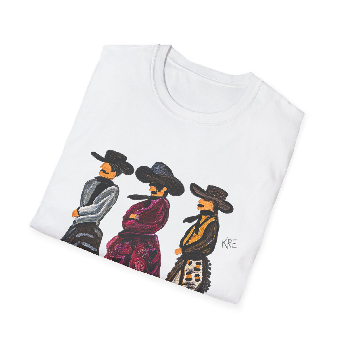 Cowboy in style tshirt