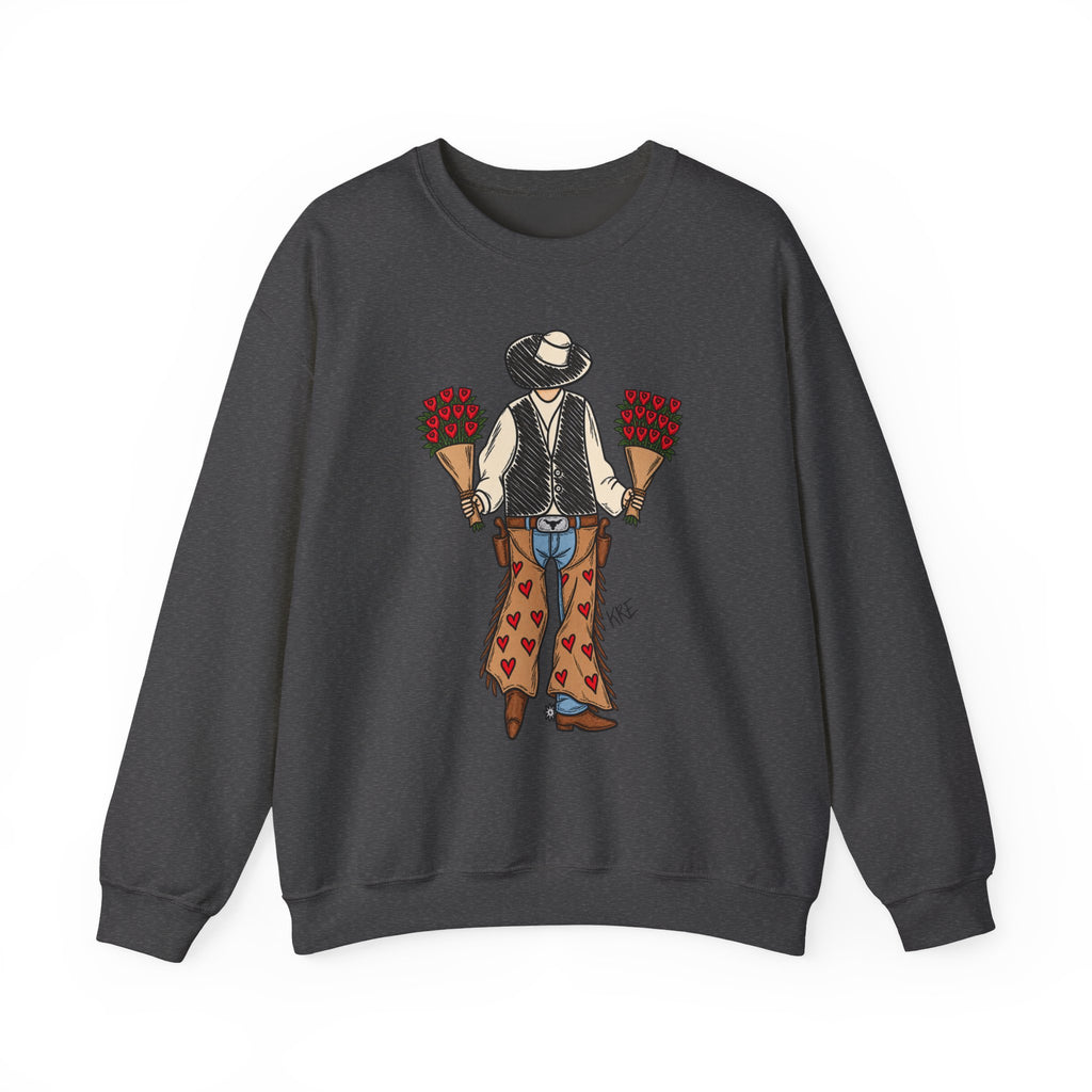 a cowboys love Crewneck Sweatshirt