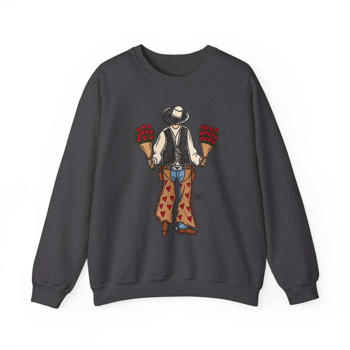 a cowboys love Crewneck Sweatshirt