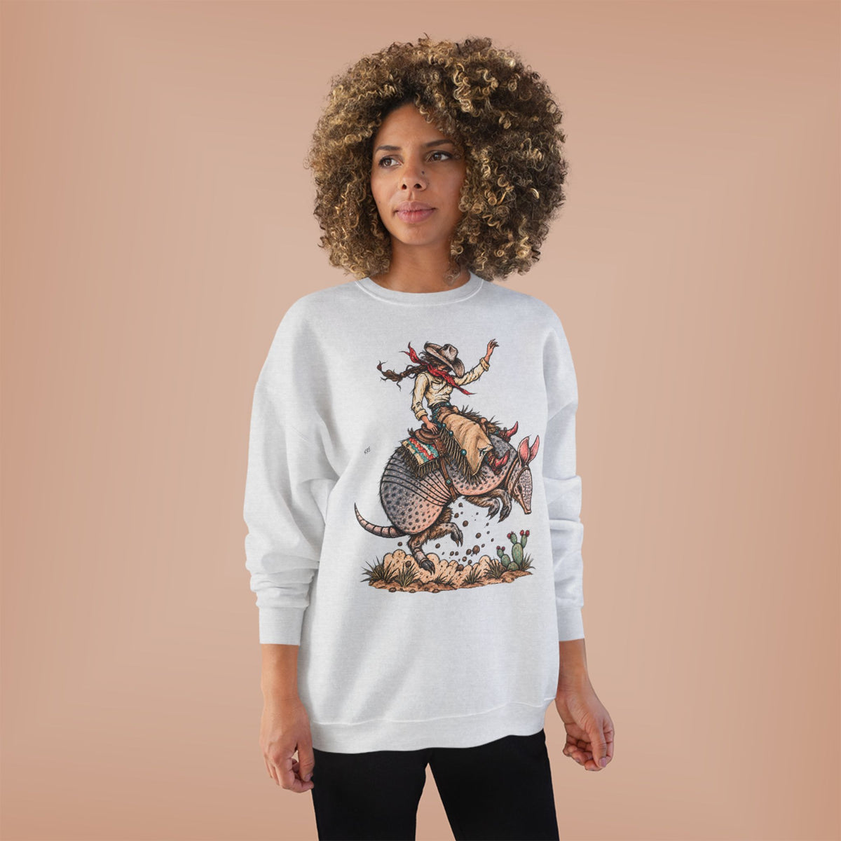 Buckin dillo crewneck