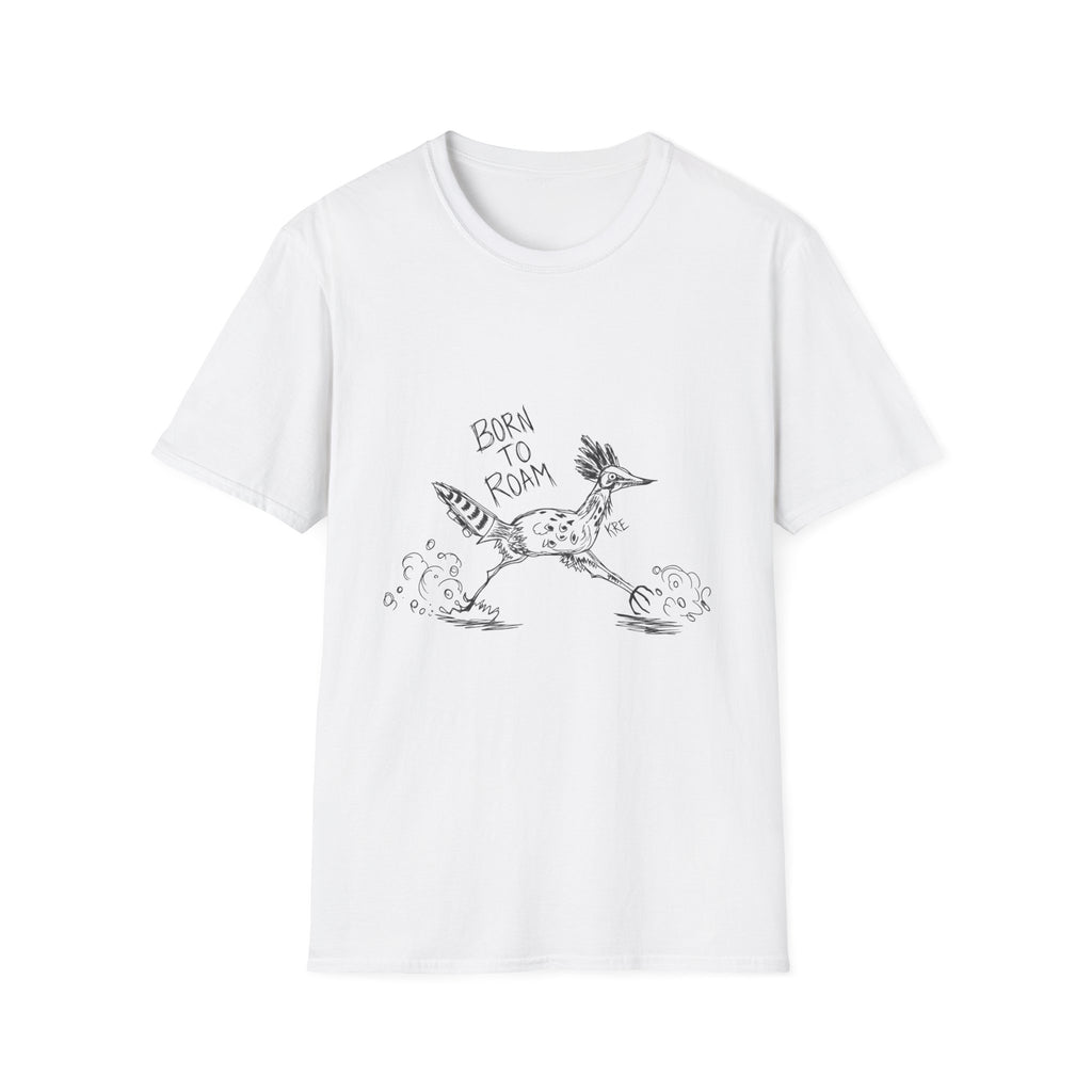 Born to roam roadrunner T-shirt with no color