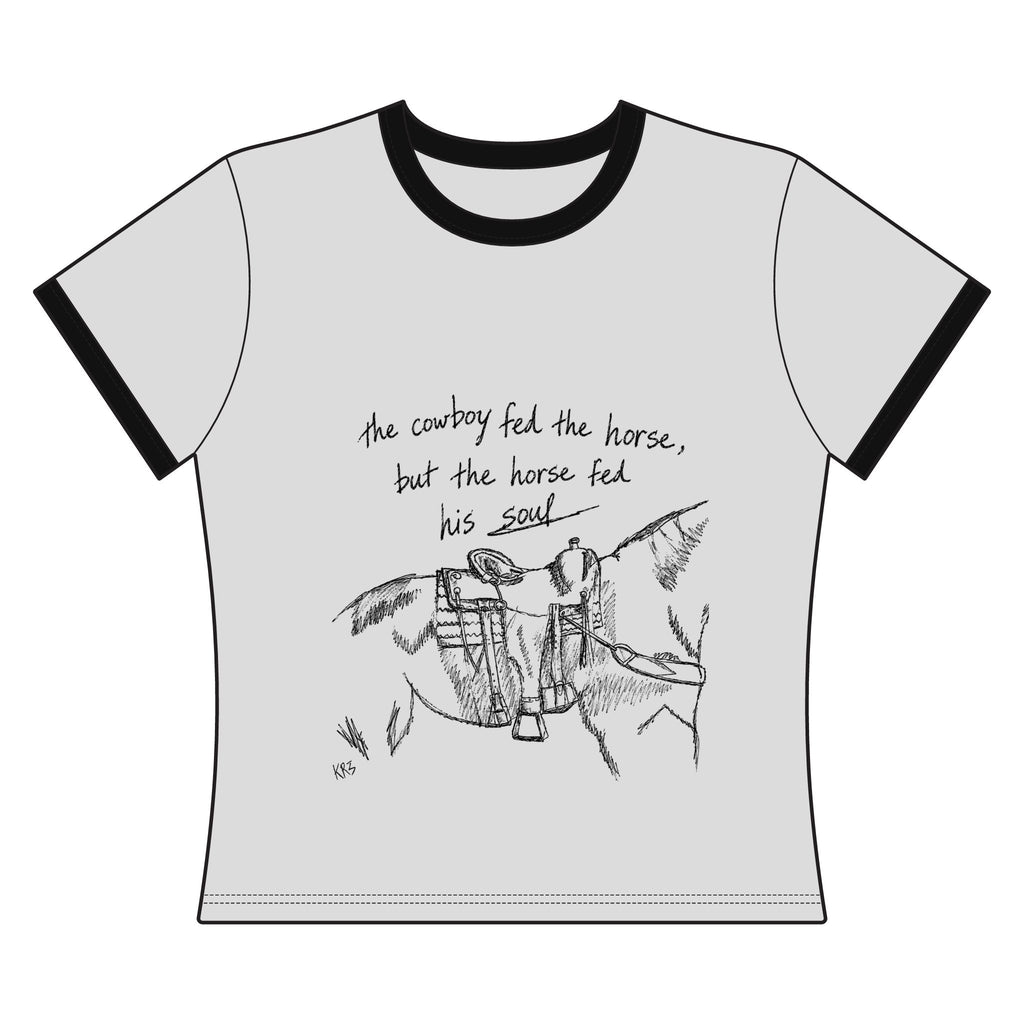 Cowboy soul ringer tee
