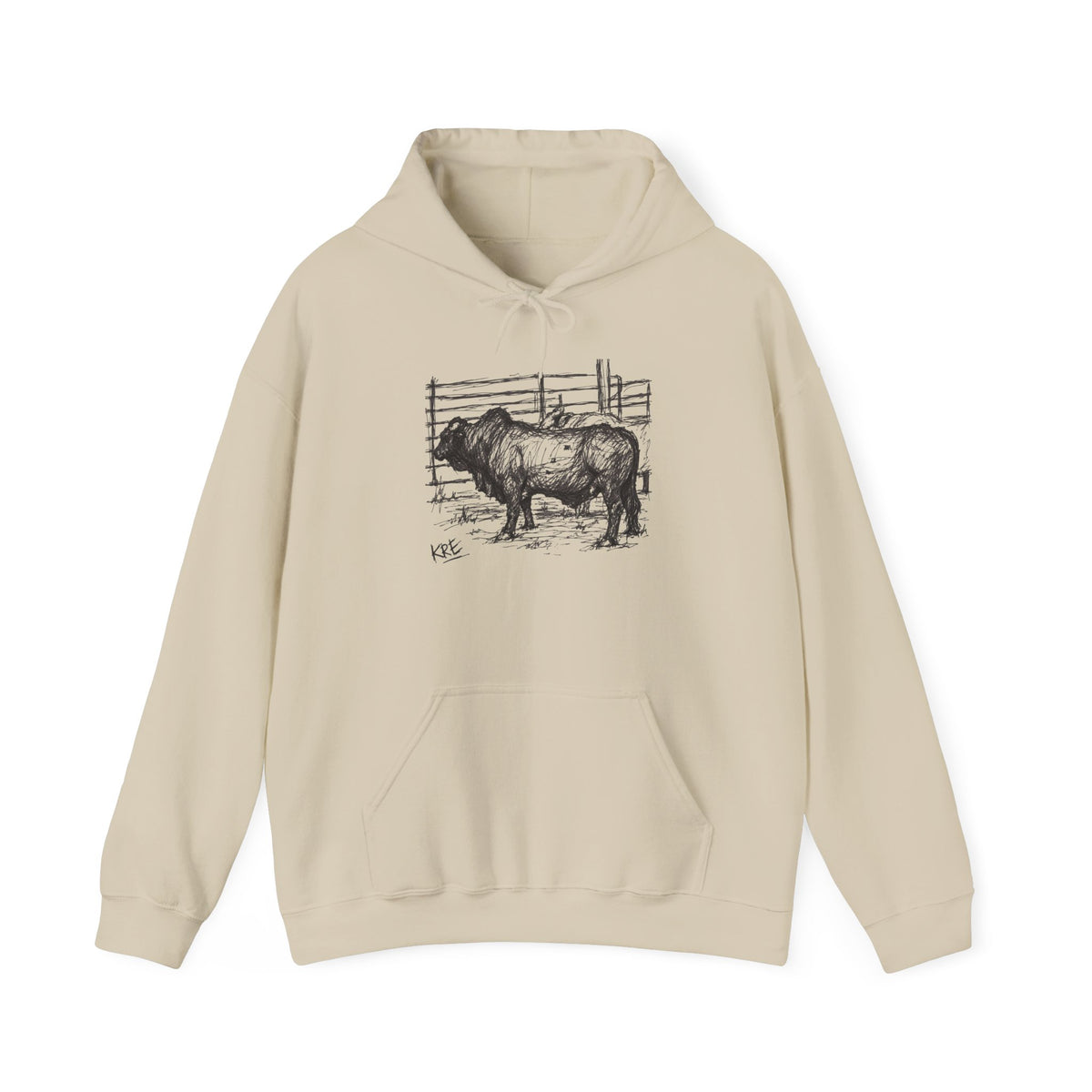 Wimberly bucking bulls Unisex Hooded Sweatshirt