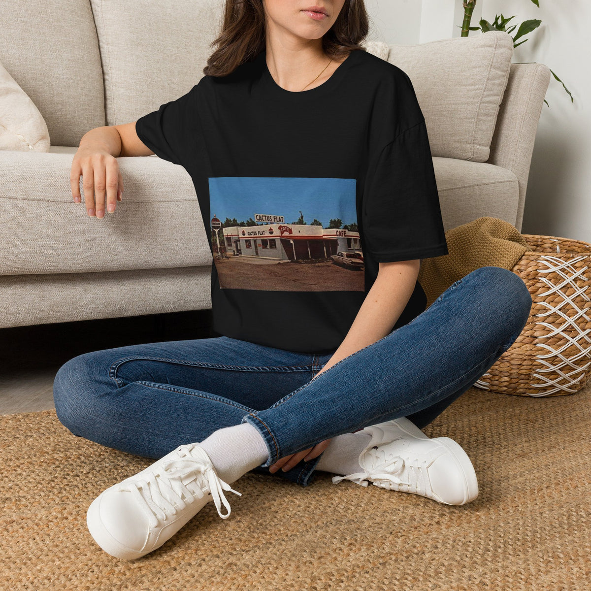 Vintage cactus flat  T-Shirt