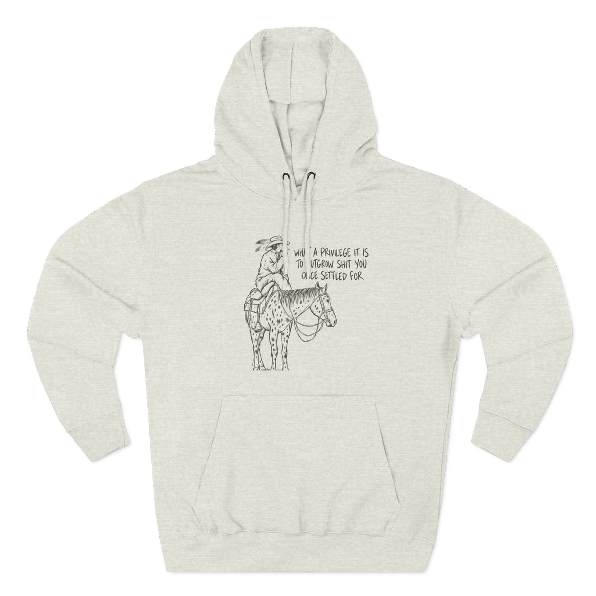 What a privilege fleece hoodie