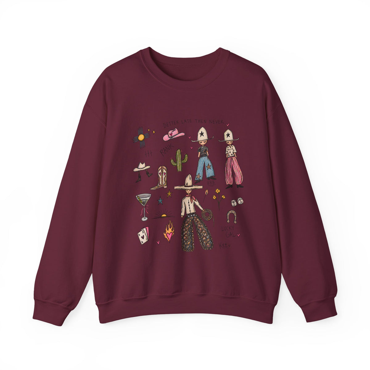 Lucky gal crewneck Sweatshirt
