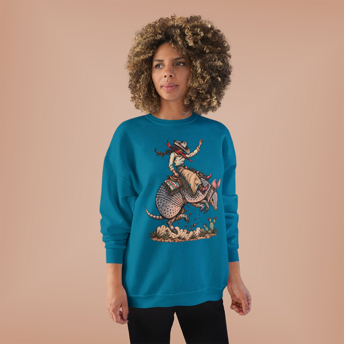 Buckin dillo crewneck