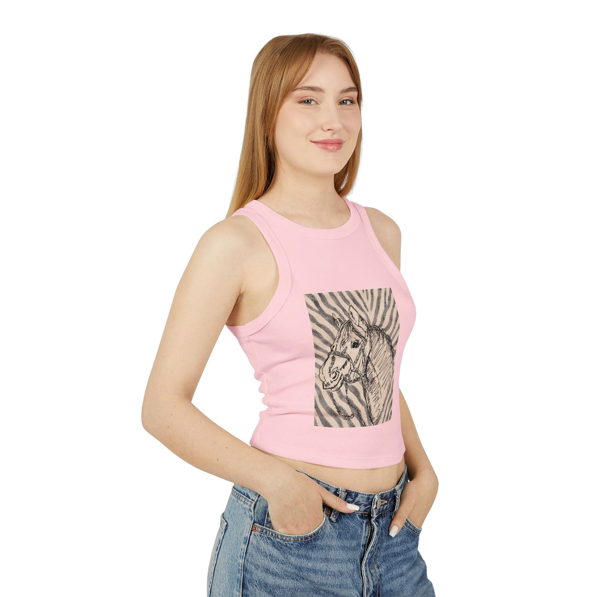 Zebra ribbed tank