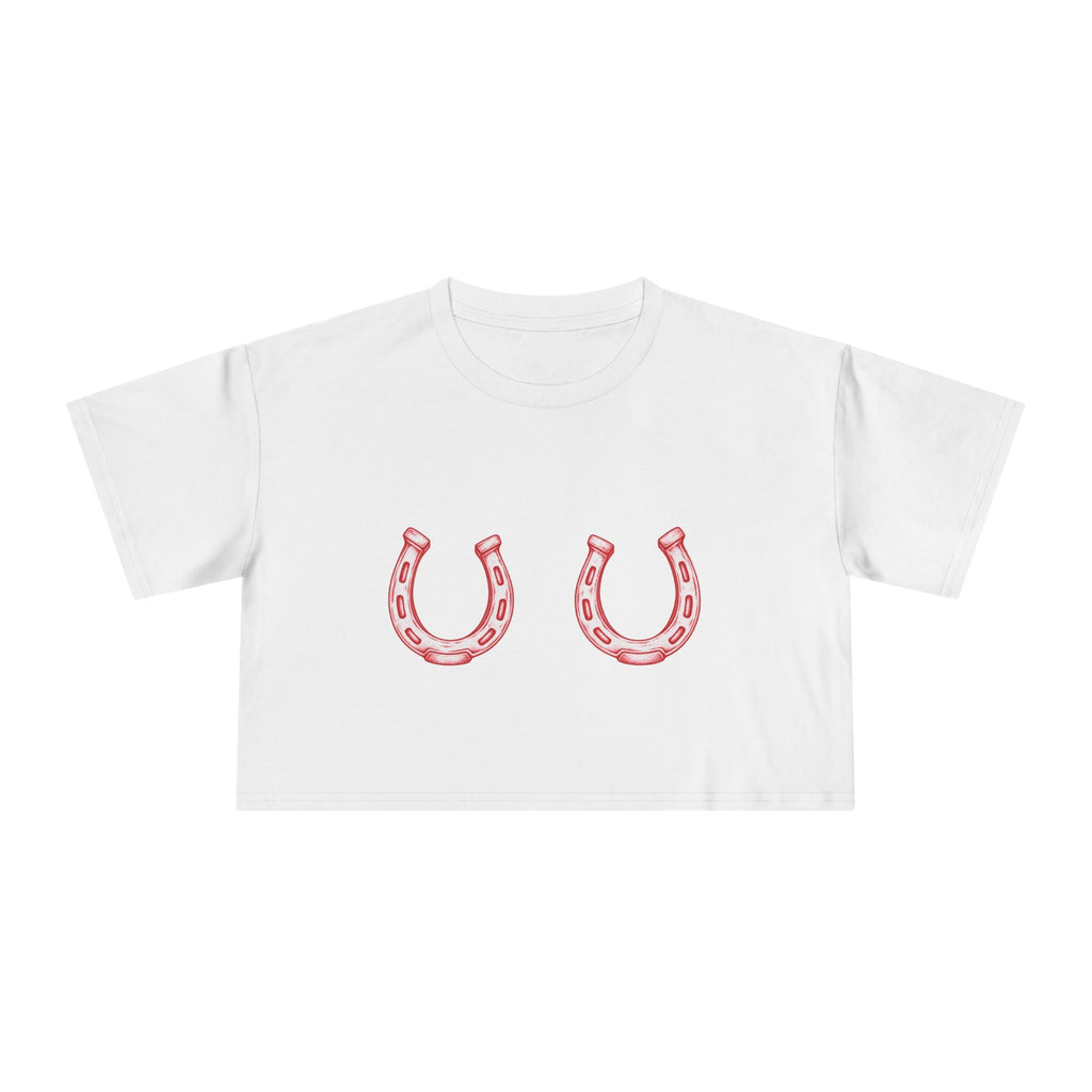Lucky u cropped tee