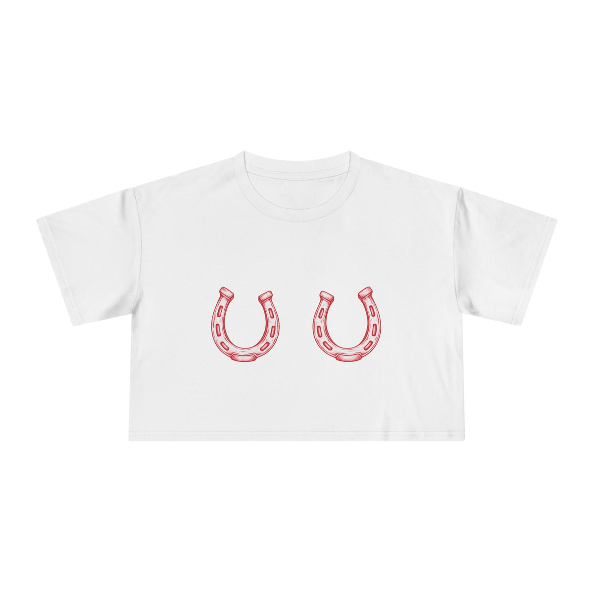 Lucky u cropped tee