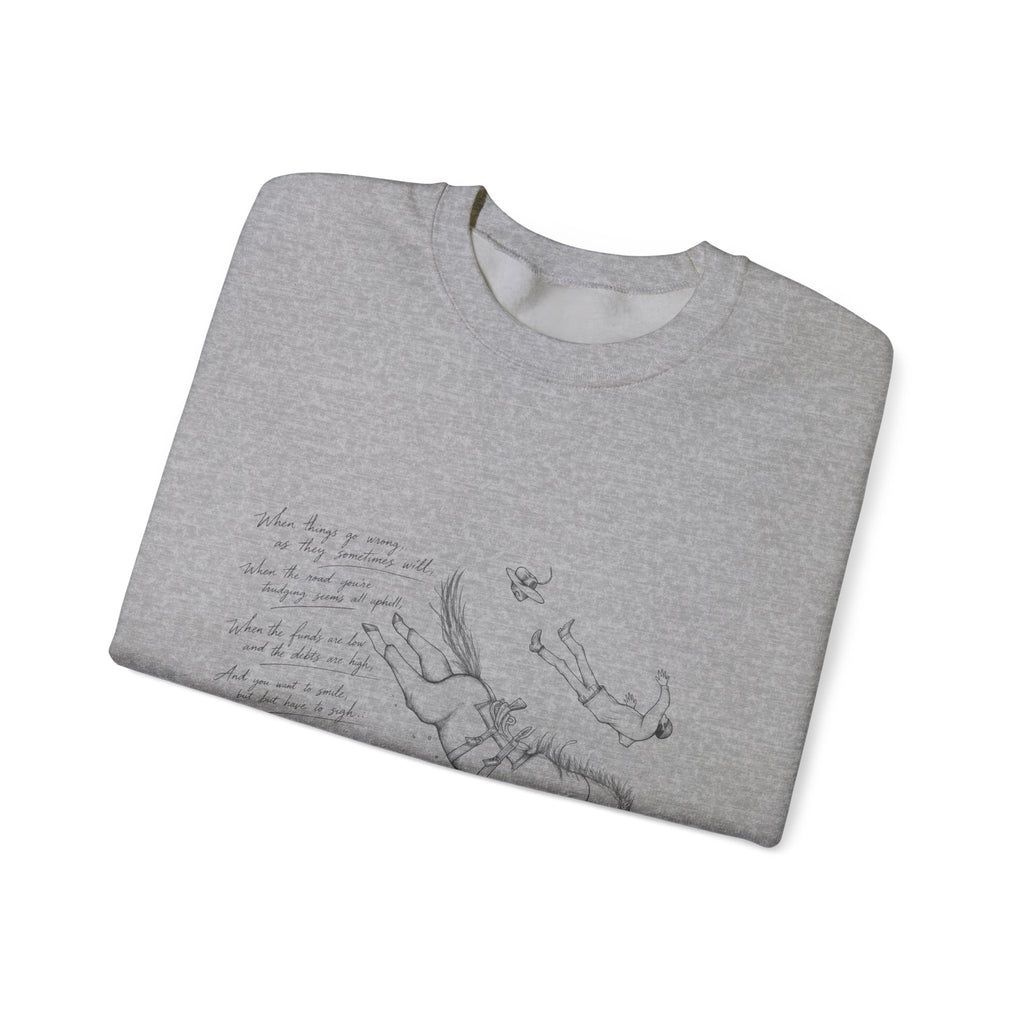 Don’t quit cowboy Unisex Heavy Blend™ Crewneck Sweatshirt