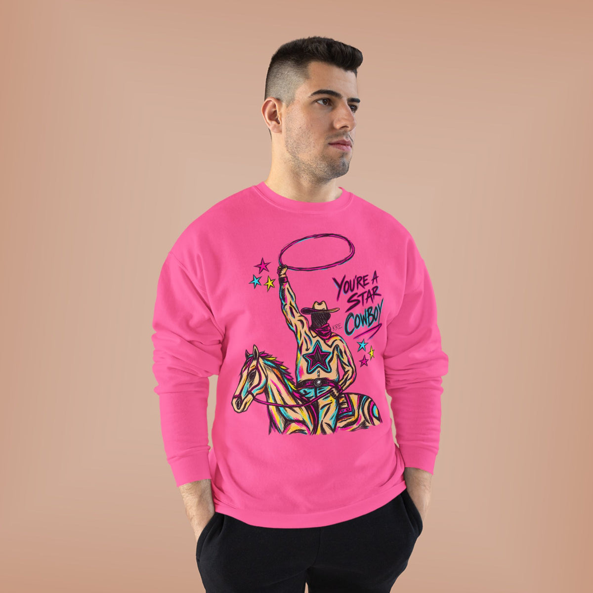 Star cowboy crewneck