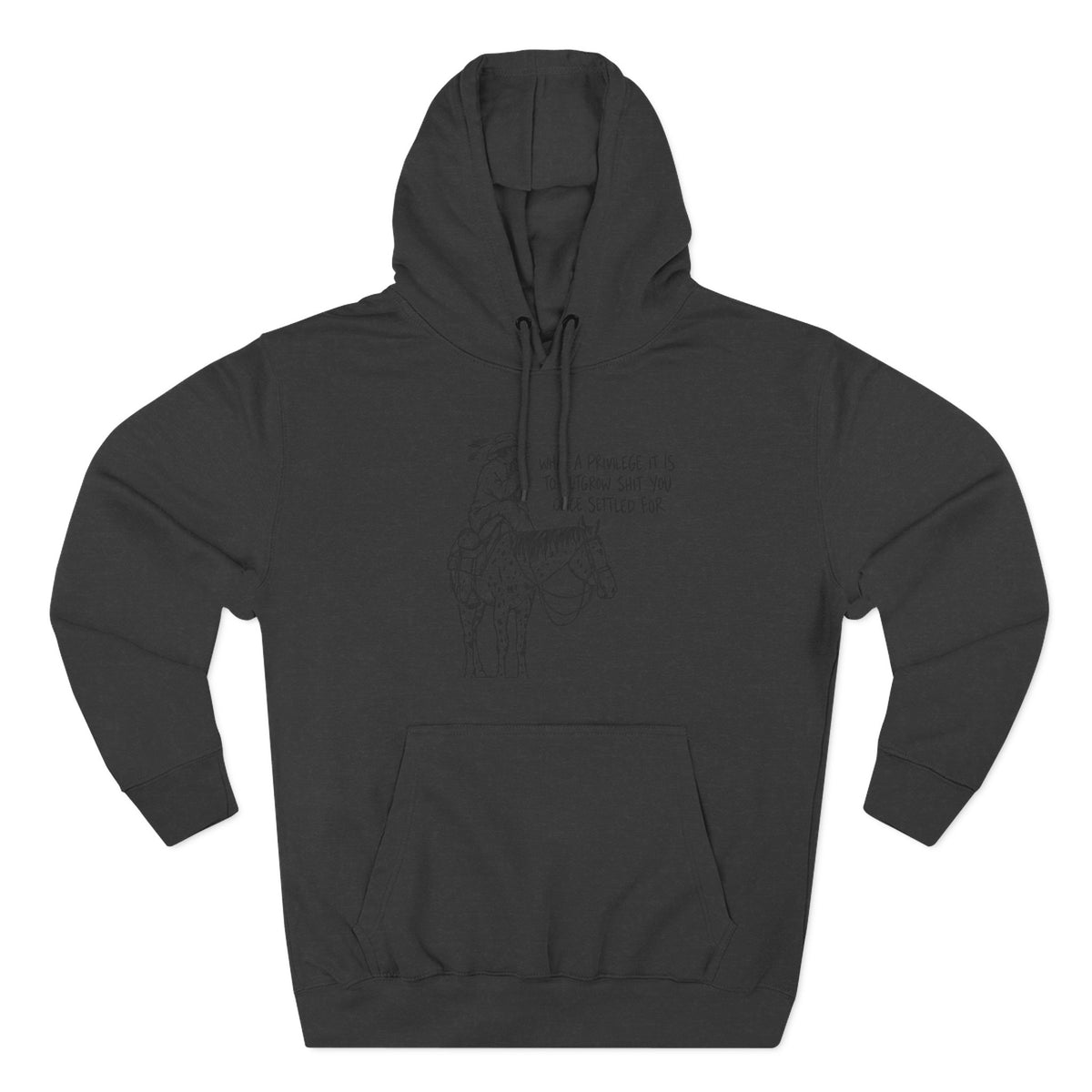 What a privilege fleece hoodie
