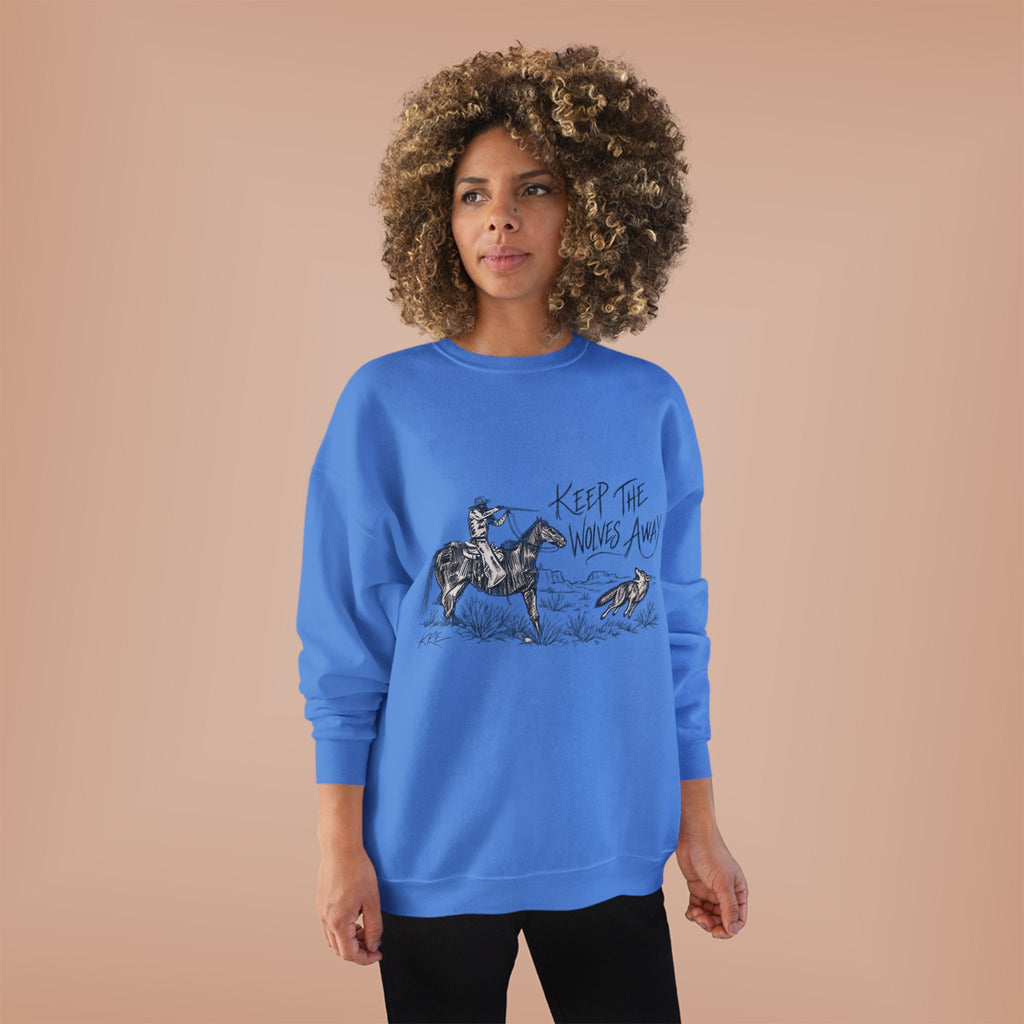 Keep the wolves away crewneck