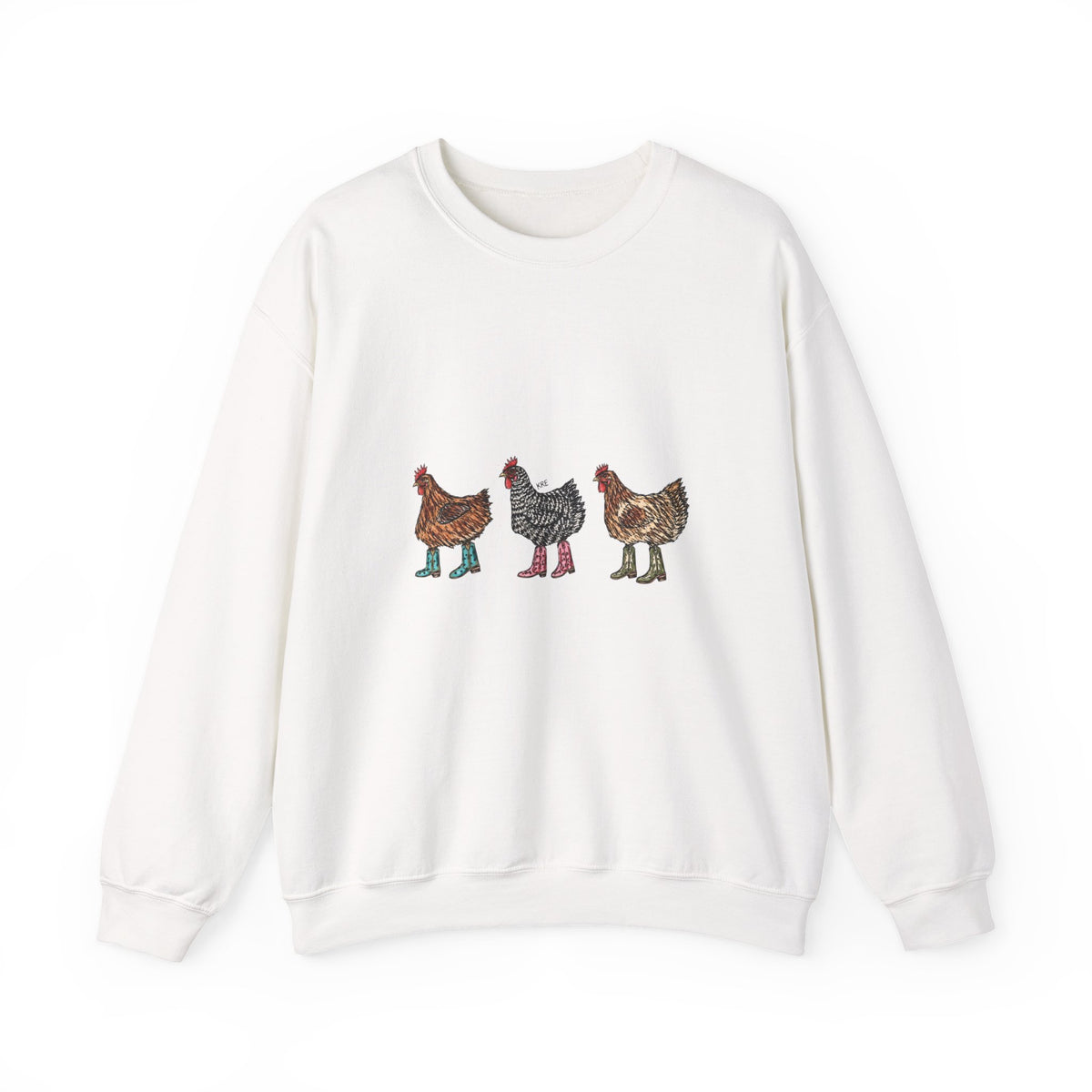 Cowboy chickens crewneck